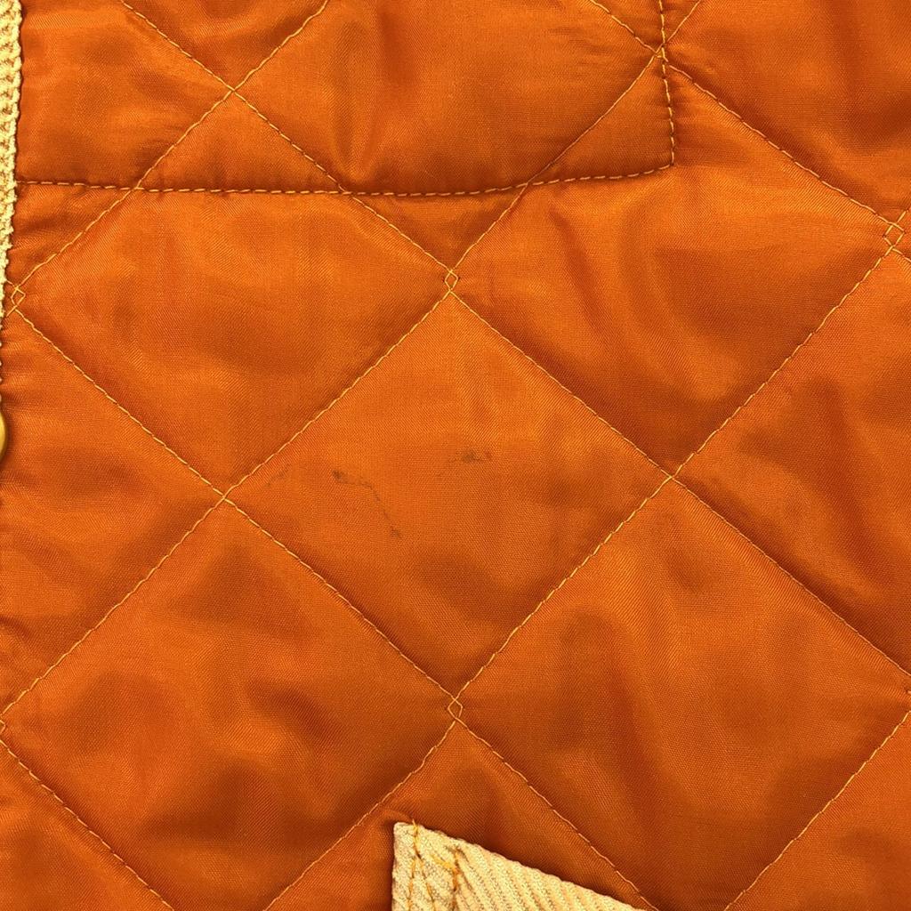 LAVENHAM Made In the UK Quilted Jacket 36 Orange WA-AW03 Women Used