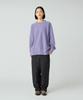 Snow Peak Garment Dyed Pullover Cut and Sew Long Sleeve and Size M SW-25AU012, T-Shirt, Men's Women's, Purple,