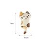 Cat Plush Belt Clips (Set of 3) - Secures BackpacksSeatbelts, Prevents Slipping, Cute Cat Design, Soft and Fluffy, Adjustable with Velcro, Adorable