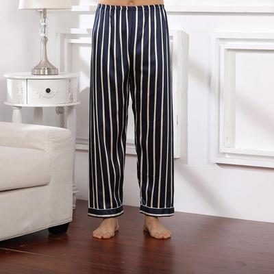 Herren-Pyjamahose aus europäischer Seide – Loungewear für Zuhause im Frühling/Sommer
