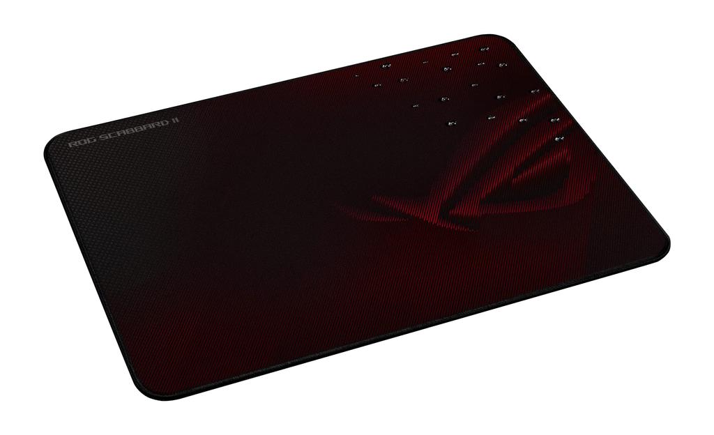 ASUS ROG Scabbard II Gaming Mouse Pad, Red