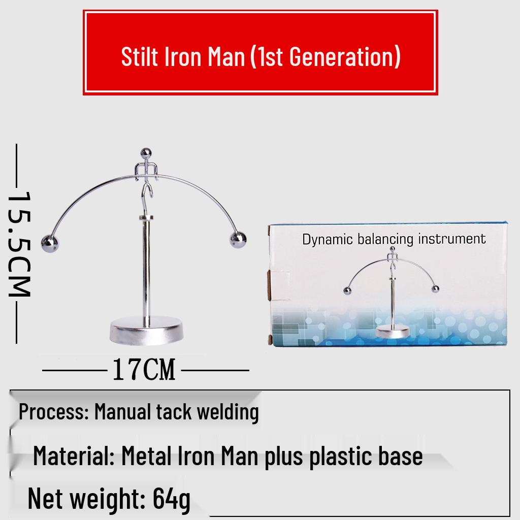 Iron Man Newton s Cradle: Stainless Steel Balance Toy & Figurine