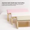Nail Pillow Double-layer Long Lifespan Wood Manicure Arm Rest Cushion for Women