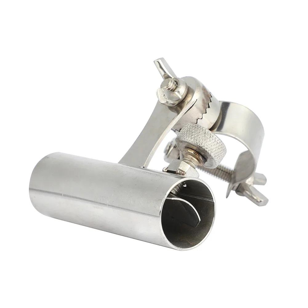 Крепежный кронштейн для рыболовного стула, регулируемая стойка, съемный на 360 градусов, нержавеющая сталь