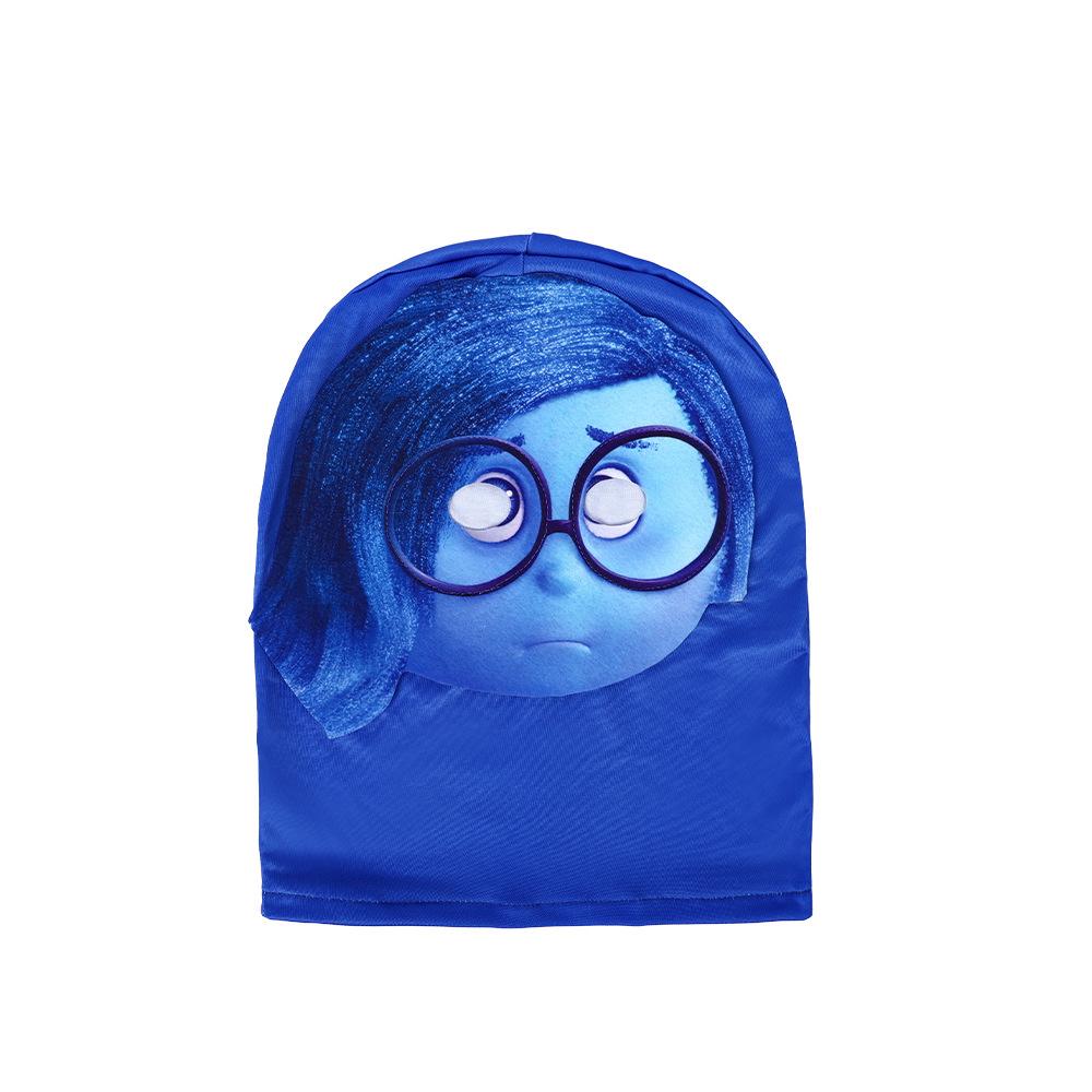 Anime MovieInside Out Joy Disgust Anger Sadness Cosplay Costume Headgear Halloween PartyGame Mask