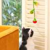 Fruit-Shaped Catnip Toy String Interactive Cat Toy Cat Teaser String with Bell Soft Tomatoes Cat Chew Toy for Indoor Cats Play And Exercise
