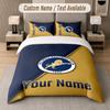 Custom Bedding Set Millwall Pattern, Print Name Text 1 Duvet Cover plus 2 Pillowcases Home Textile