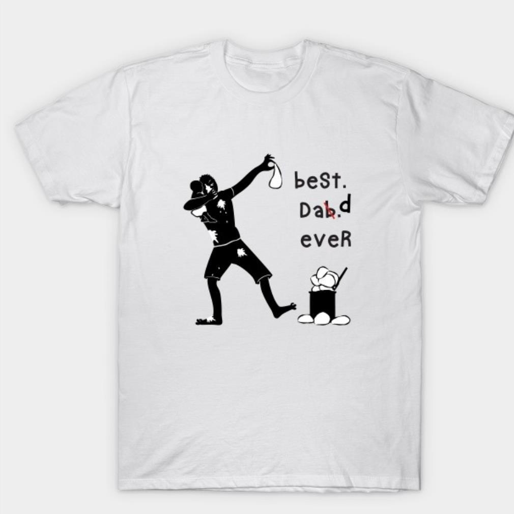 Funny Dad Shirts Best Dabd Ever Graphic T-Shirts For Men New Father Tee XL