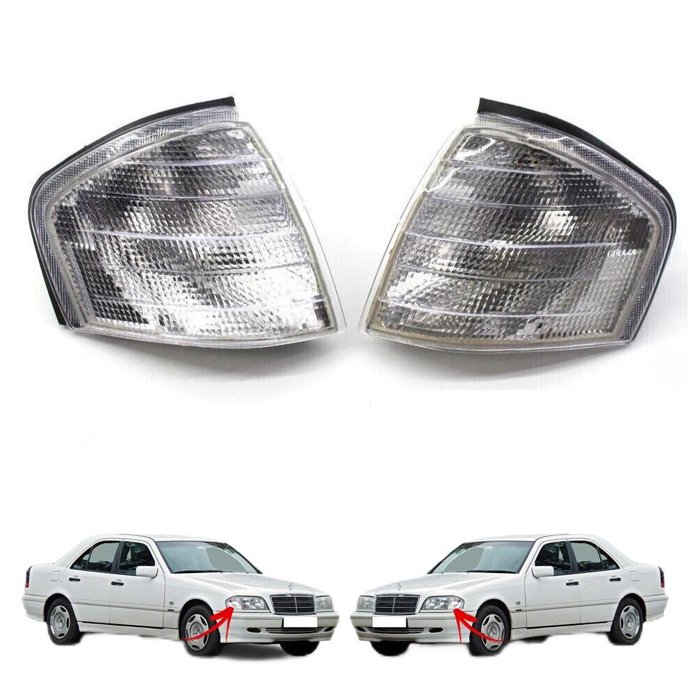1pcs Front Corner Light Turn Signal Signal Light For 1993-2000 For Benz C Class W202  Parts Accessories 21*14.3*10CM