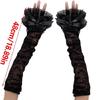 Gants demi-doigts des années 2000 pour filles adolescentes pour mariée fille photographie