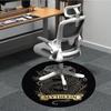 1PC Slytherin Snake Crest Office Round Rug, Non-slip, Soft and Durable Office Rug for Interior Decoration, Perfect for Office, Beautiful Decoration