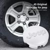 Für Jeep Für Jeep Renegade Compass Grand Cherokee Wrangler jk Gladiator 4 Stück ABS Galvanisiert Auto Radnabenabdeckung A