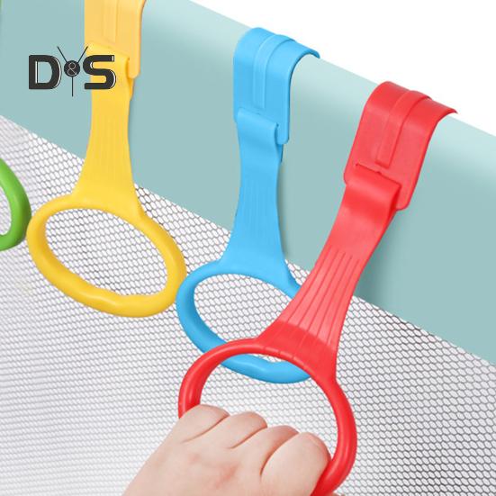 4 Buc Inele de Tragere pentru Bebeluși pentru Exerciții de Mers Instalare Ușoară Inele Asistente pentru Stat în Picioare Gimnaziu pentru Bebeluși Inele Agățate Drăguțe pentru Pătuț pentru Coordonarea Infantului