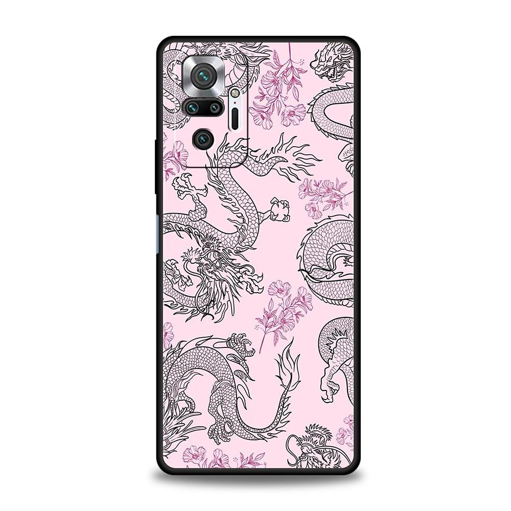 Phone Case For Xiaomi Redmi Note 14 13 12 5G 9S 9 10 11 Pro Plus 4G 9T 14C 13C 12C 10C 9C 9A Cover Illusory Color Chinese Dragon