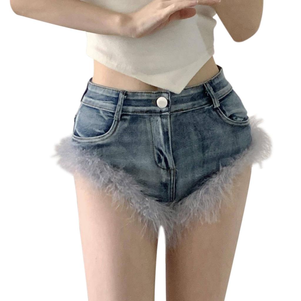 New High Waist Hot Girl Slim Plus Size Stretch Summer Jeans Women's Denim Shorts