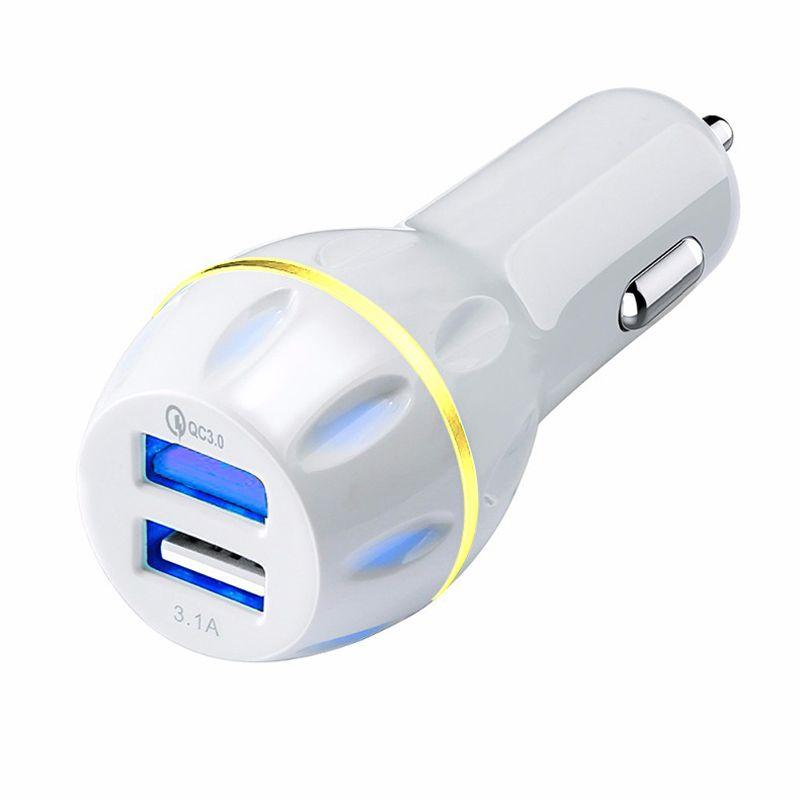Dual Qc30 Usb Fast Car Charger Qualcomm Quick Charge 30 For Iphone Gps Samsung