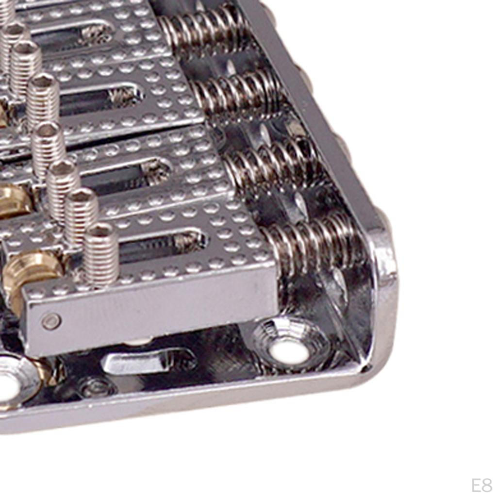 Фиксированный бридж для электрогитары Hardtail серебряный — фото 11