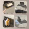 Bathroom Aluminum Alloy Soap Dish Free-Punching Wall Mounted Soap Sponge Holder Organizer Accessories Kitchen Soap Holder