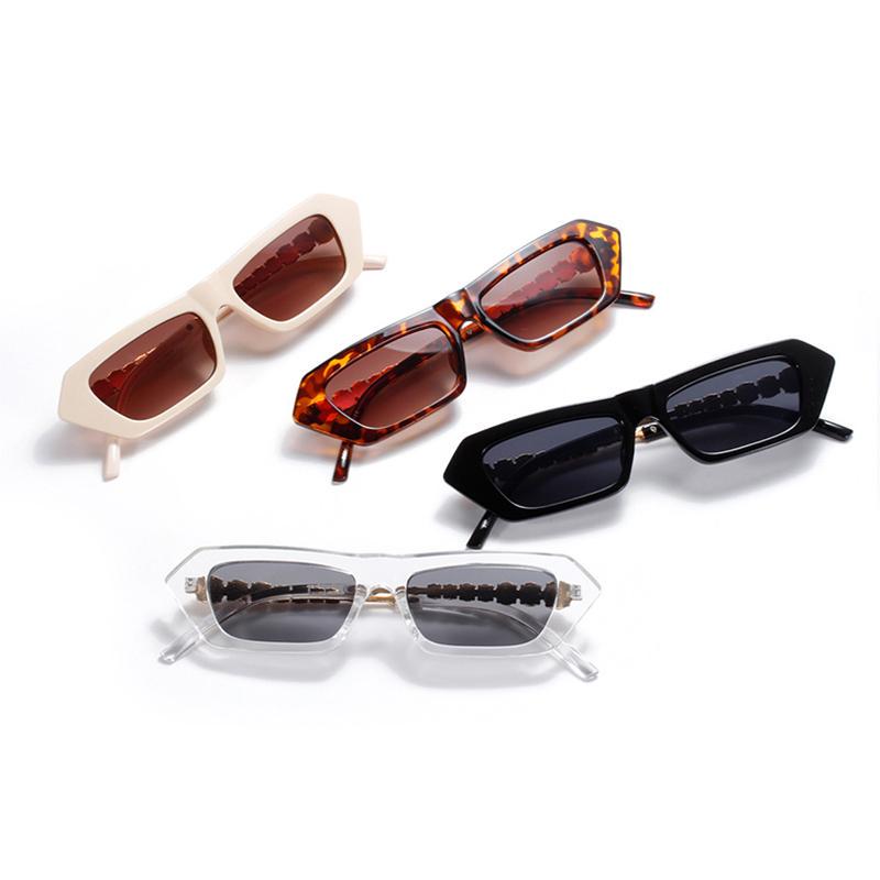 SHAUNA Fashion Small Square Sunglasses Women Luxury Vintage Semi-Metal Pearl Sun Glasses Shades UV400