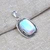 Mystic Topaz natural Gemstone Pendent Jewelry 925 Solid Sterling  Gift Silver For Her