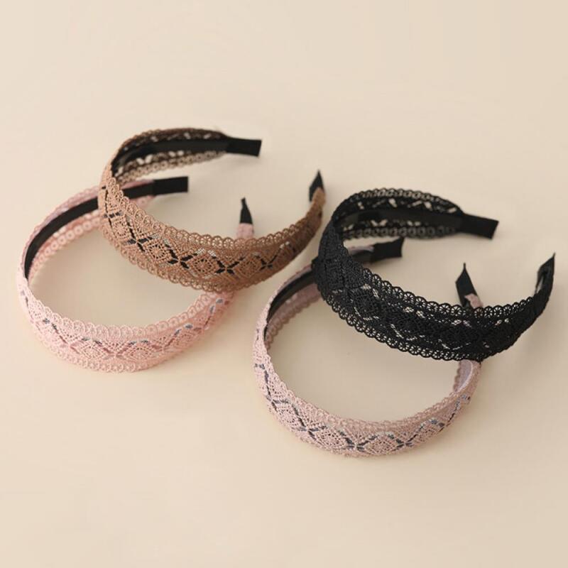 Women s Fall Daily 4-Color Simple Headband A31623_Black