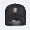 Spring Summer Men's Full Mesh Visor Cap Quick Dry Breathable Sun Protection Hat For Outdoor Fishing Hiking