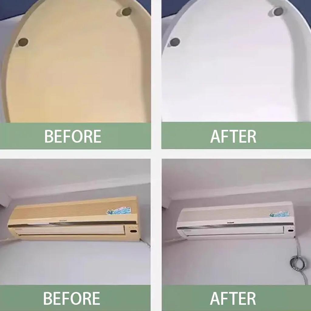 Plastic Surfaces Restorer Safe Formula Fast Acting Cleaner Eliminates Yellowing From Air Conditioners Washing Machines