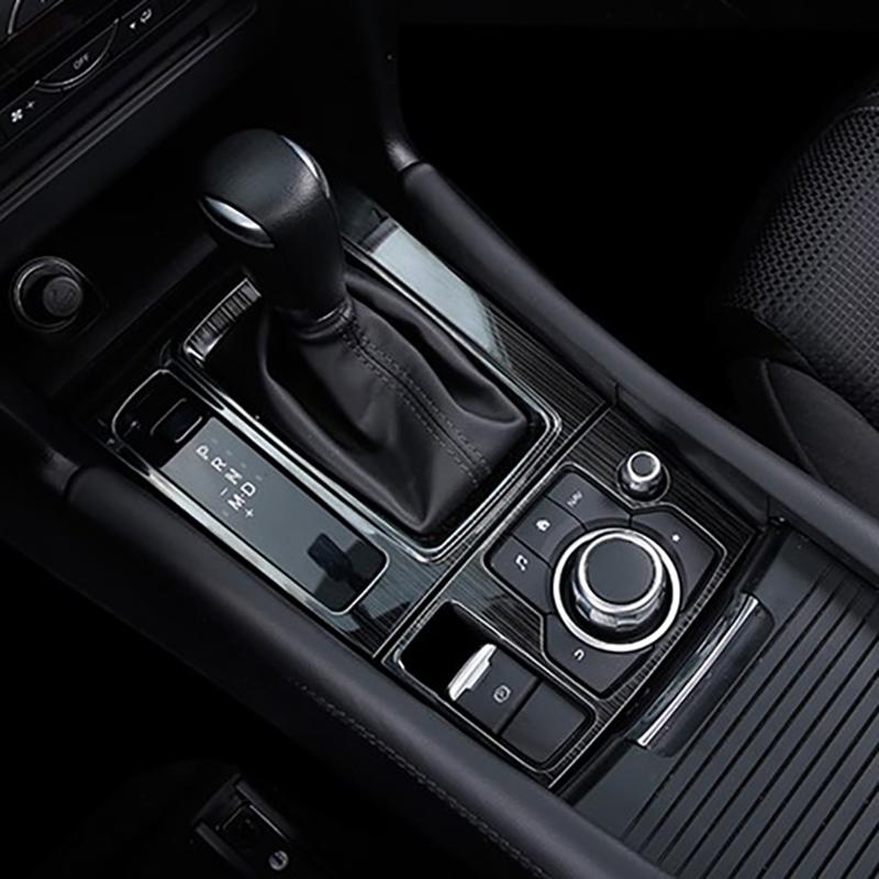 Pannello Trim Leva Cambio Console Auto per Mazda 6 Atenza 2015 2016 2017 2018 Copertura Cornice Strisce Adesive Decorazioni Accessori Styling