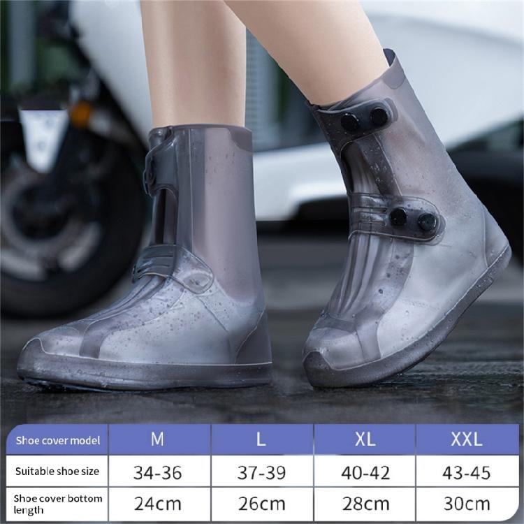 Couvre-chaussures Épaissis Couvre-bottes pour Adultes Enfants Avec Semelles Antidérapantes Fermeture à Boucle Réglable Bottines Réutilisables Sur-chaussures