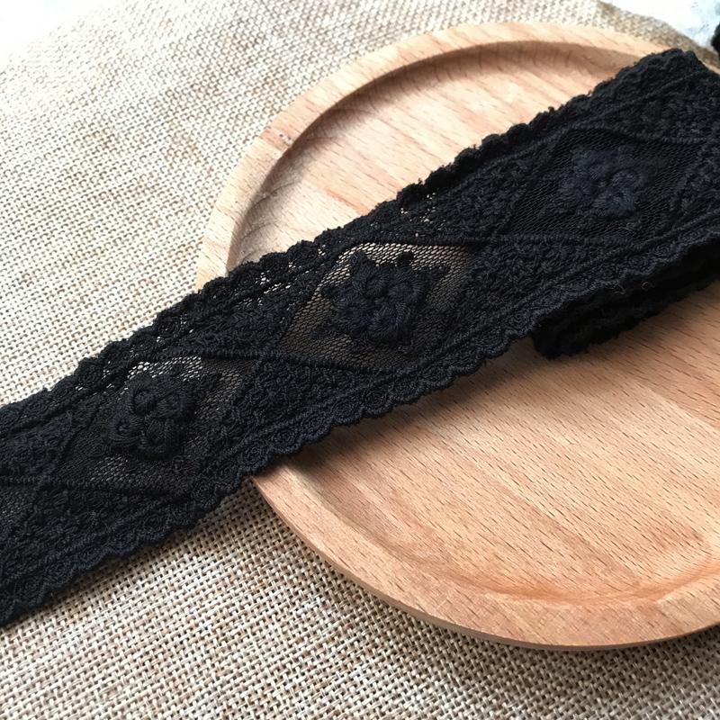 3 meter bredde:5,0 cm Elegant Rose Mesh Broderi Blonder Brodert Blonde for Scarpbookin DIY