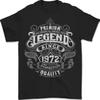 Pánské prémiové tričko Legend 53 Narozeniny 1972 100% bavlna