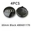 4 p ç s qaz18 wheel hub center cover badge is suitable for qaz18 q2l q5 q7 q8 r8 s4 s8 s7 rs5 rs8 rs6a1 a3 8p a4 b5 b6 b7 b8