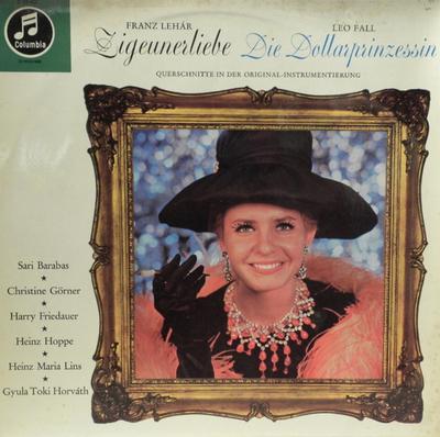 LP Record FRANZ LEHR LEO FALL  Zigeunerliebe  Die Dollarprinzessi C83457 COLUMBIA Germany Classical Used