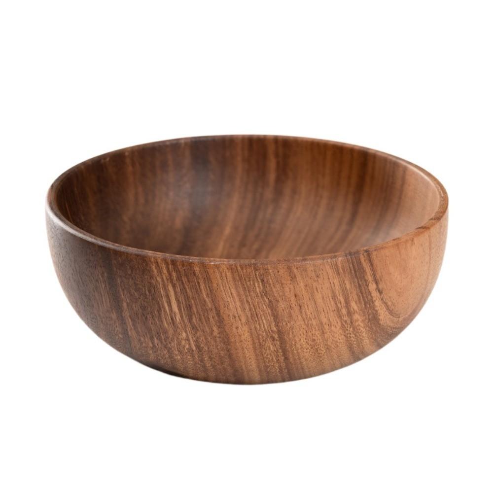 Ciotole di Legno Stile Giapponese Contenitori Rotondi per Cibo Nuove Ciotole per Insalata Articoli per la Cucina