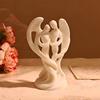 Ornamenti Angelo Madre e Figlio Stampati 3D Linee Lisce Statuetta Decorativa Compatta Simboleggiante Protezione E Compagnia Statua