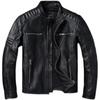 Chinesische Größe Echte Kuhlederjacke Herren Motorradjacken Echtes Rindsleder Vintage Herren Ledermantel Bikerkleidung