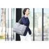 ELECOM off toco Tote Bag, Large, Shoulder Bag, Water-Repellent, Antibacterial, Gray, BM-OFTBL01GY