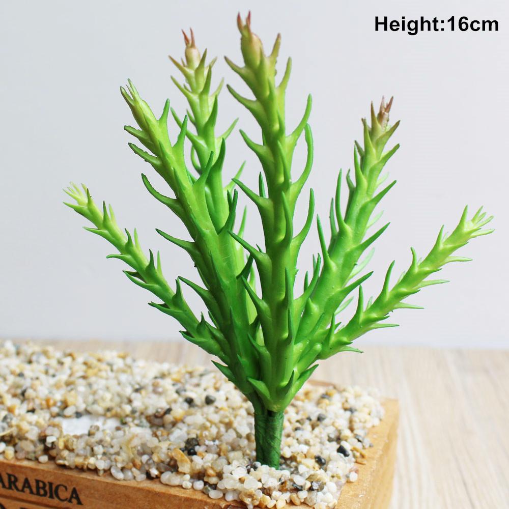 1Pc Small Artificial Succulents Fake Lotus Lithops Flower PVC Succulent Plants Wedding Party Home Floral Decoration