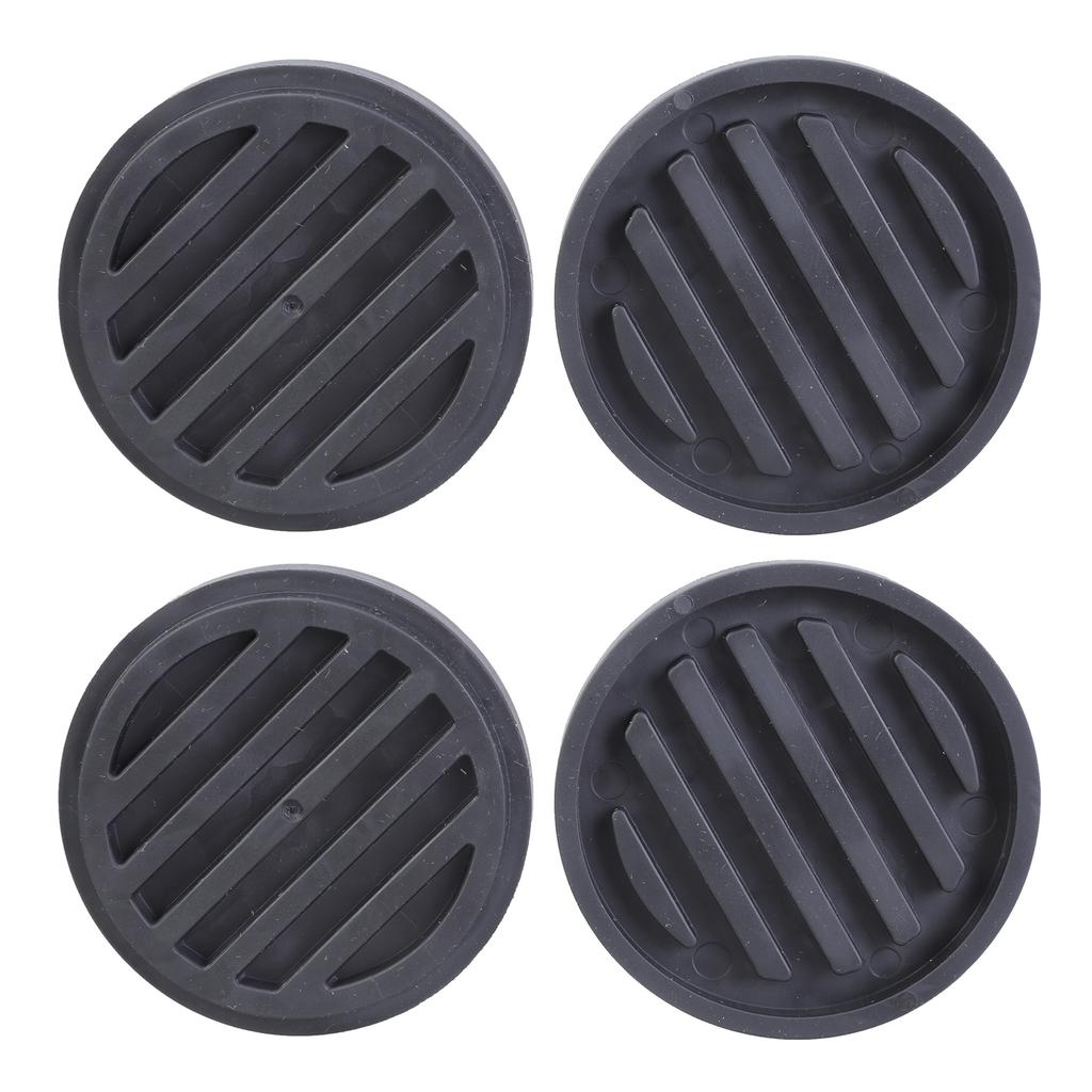 Pack Of 4 Rubber Casters Cups Furniture Grippers Round Sofa Stoppers Anti Skids Pad for Bed Table Chair Daily Use