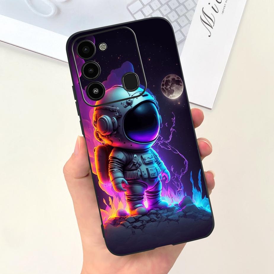 For Tecno Spark 8C Case KG5k KG5j KG5n Stylish Candy Painted Cover Soft Silicone Phone Case For Tecno Spark Go 2022 Spark8C Bags
