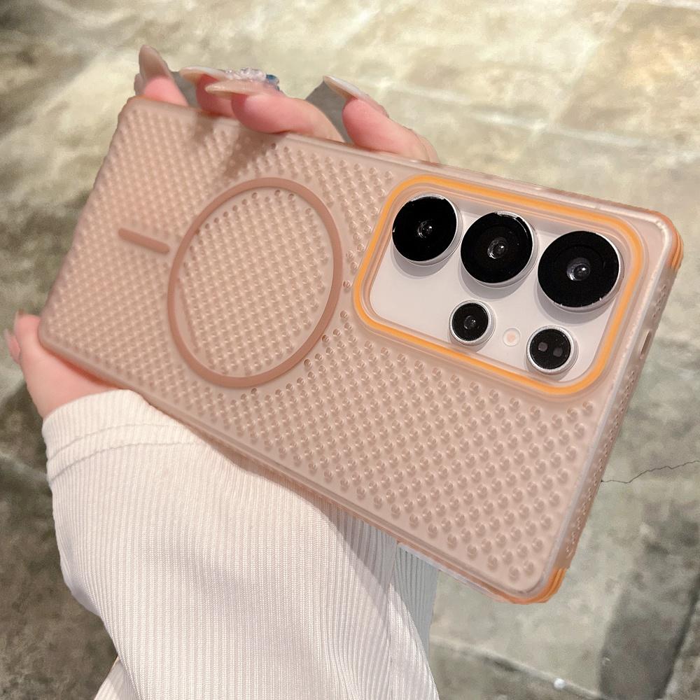 Heat Dissipation Ultra-Thin Magnetic Case for Samsung Galaxy S25 S24 Plus Ultra S25Plus S25Plus Shockproof PC forMagsafe Cover