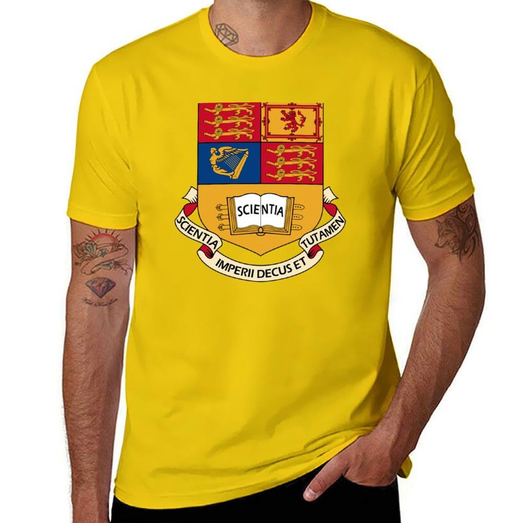 T-shirt Imperial College London abbigliamento estivo t-shirt oversize da uomo