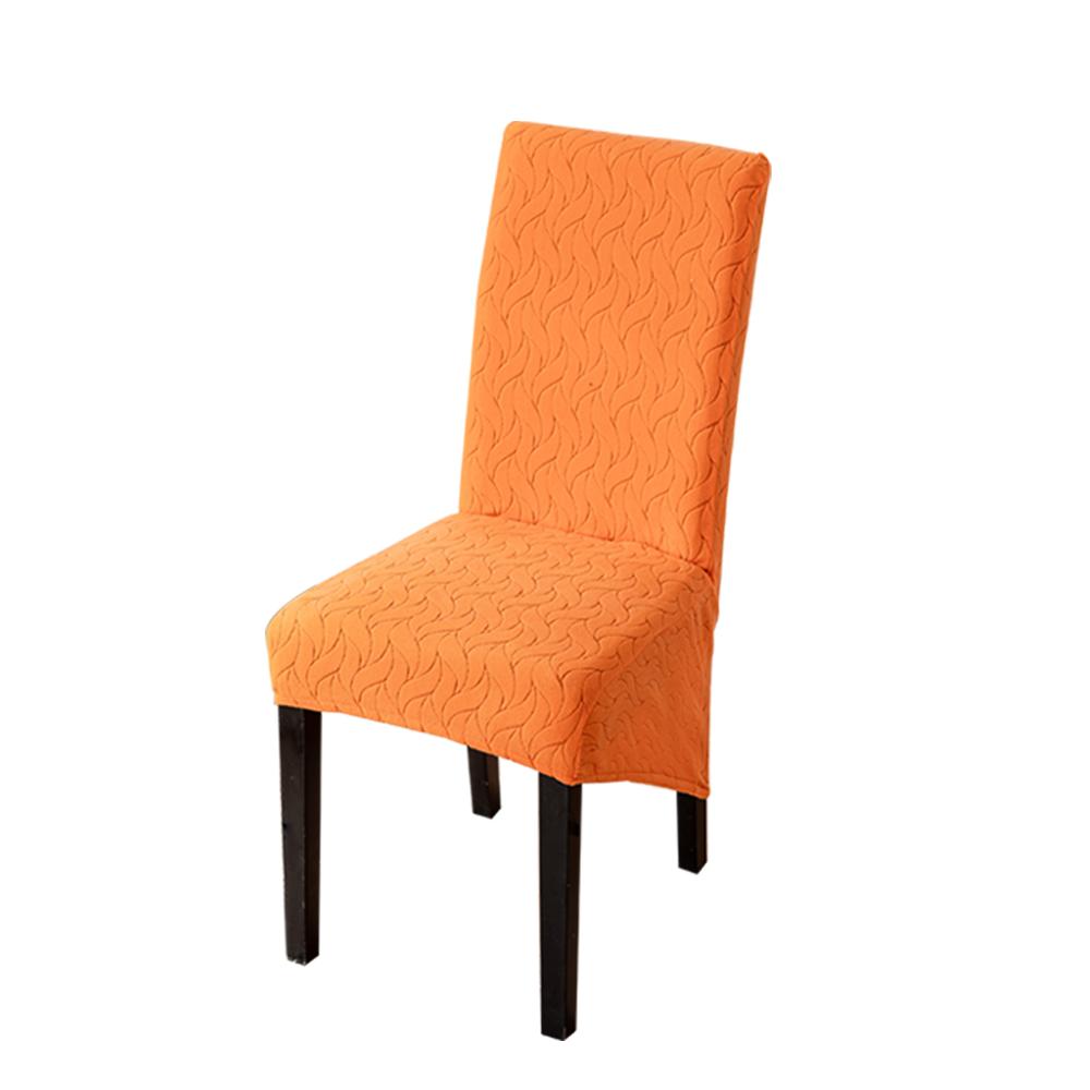 1/2/4/6Pcs Willow Leaf Jacquard Dining Chair Covers Elastic High Back Chair Slipcovers Chairs Protector Covers Wedding Kitchen