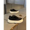 Casual trendy shoes daily lace-up platform low-top shoes autumn dnh
