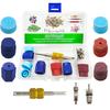 Dual-Use Wrench for Automotive AC Valve Core and Tire Valve Stem Installation & Deflation