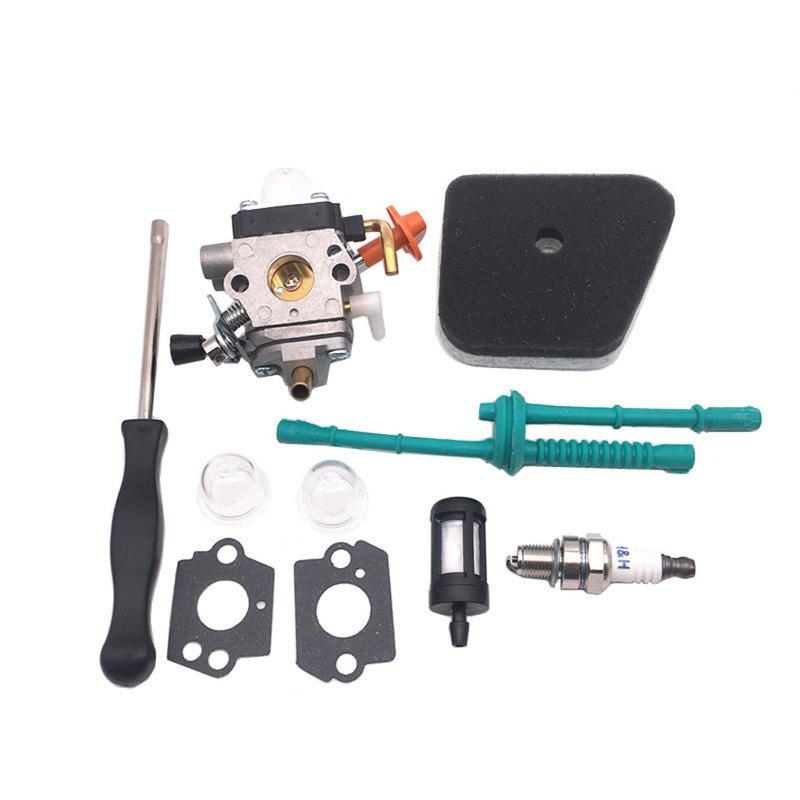 Carburador Carb para Stihl FS87 FS90 FS100 KM100 FS110 KM110 FS130 KM130 HT130 Desbrozadora Pieza de Repuesto ZAMA C1Q-S173 S174
