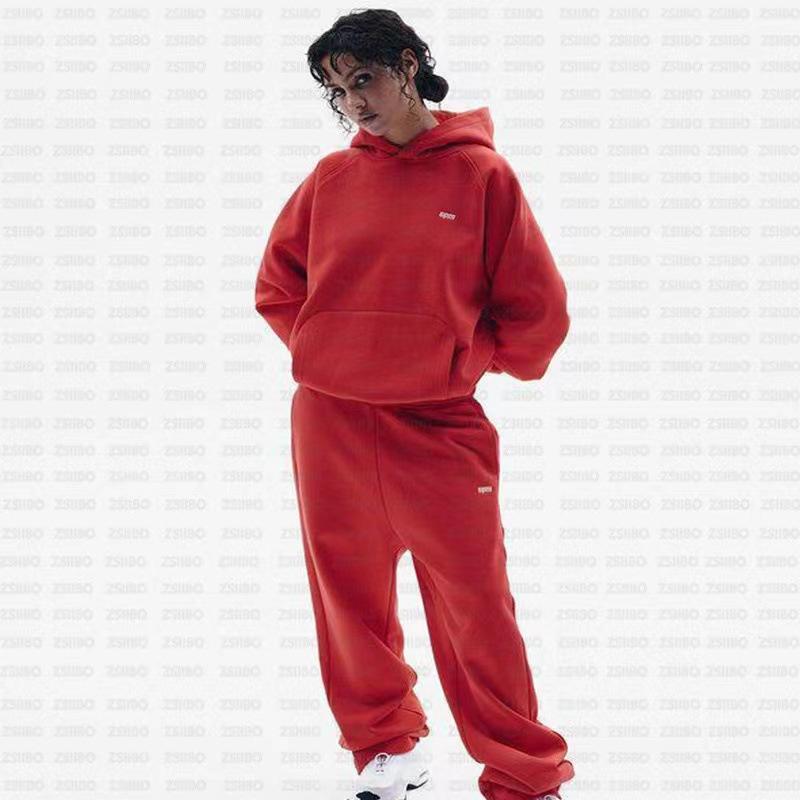 New Popular Collection Set Youth Sports Hooded Sweater Hoodie Top Pants Set
