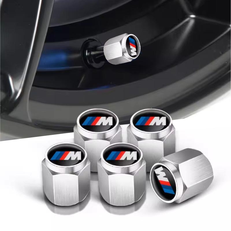 5pcs Car Wheel Tire Valve Caps Tyre Rim Stem Covers Airdust For BMW X1 X2 X3 X5 X4 X6 X7 M3 F20 F10 F07 E70 E46 E90 M3 M5 M6 E87 GX6