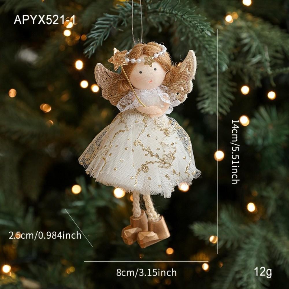 Plush Christmas Tree Hanging Ornaments Fabric Animal Pendants Christmas Tree Hanging  Xmas Party