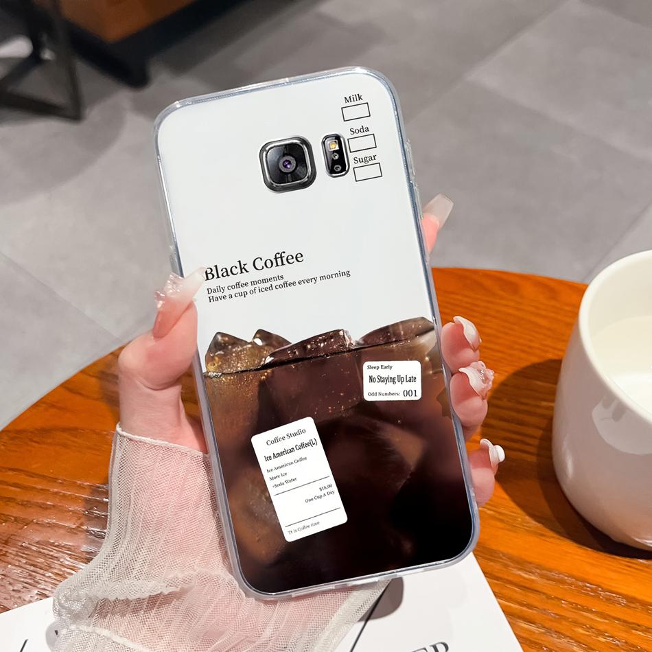 

For Samsung Galaxy Note 5 Phone Case Gradient Flower Back Cover For Samsung Note5 Soft Transparent Silicone Anti Drop Back Cover Galaxy Note5